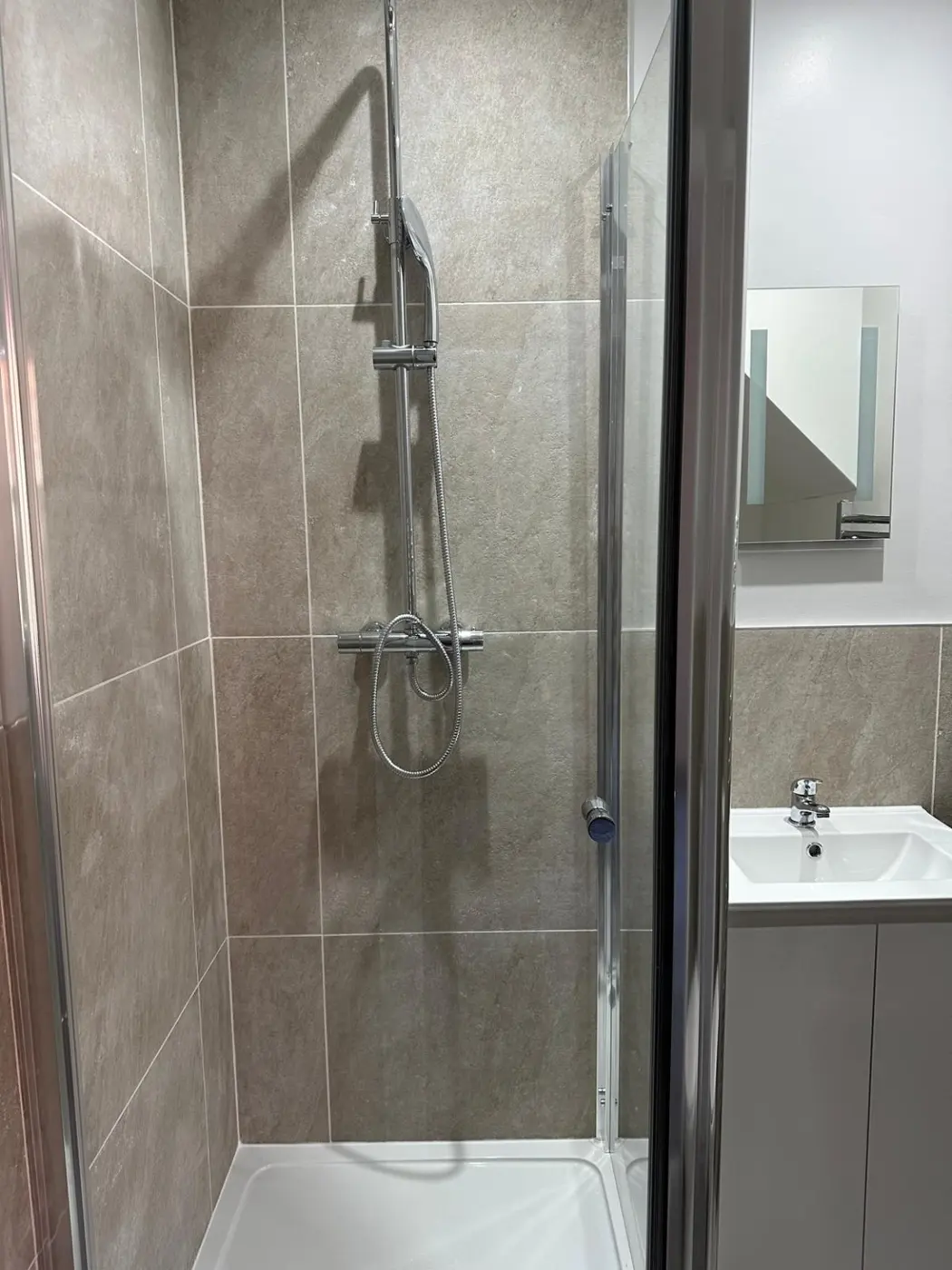 Sparkling shower finish by Sparkling-n-Shining Cleaning Services